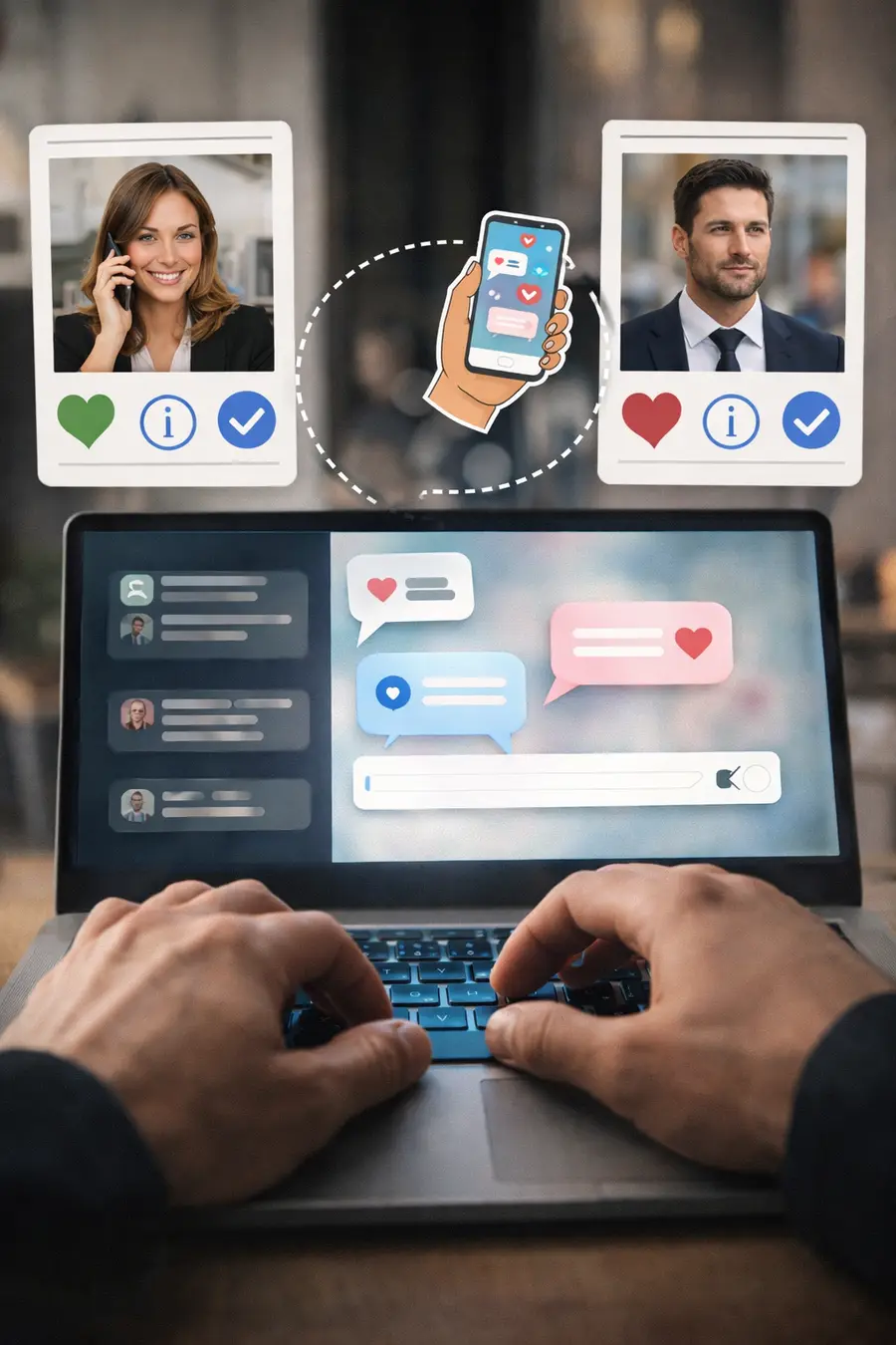 Pilotage des conversations sur sites de rencontre